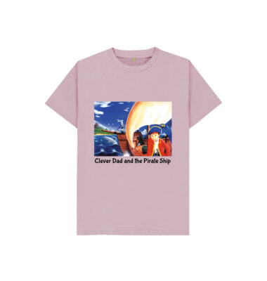Kids Clever Dad and the Pirate Ship T-shirt