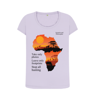 Women's scoop neck Stop all hunting T-shirt